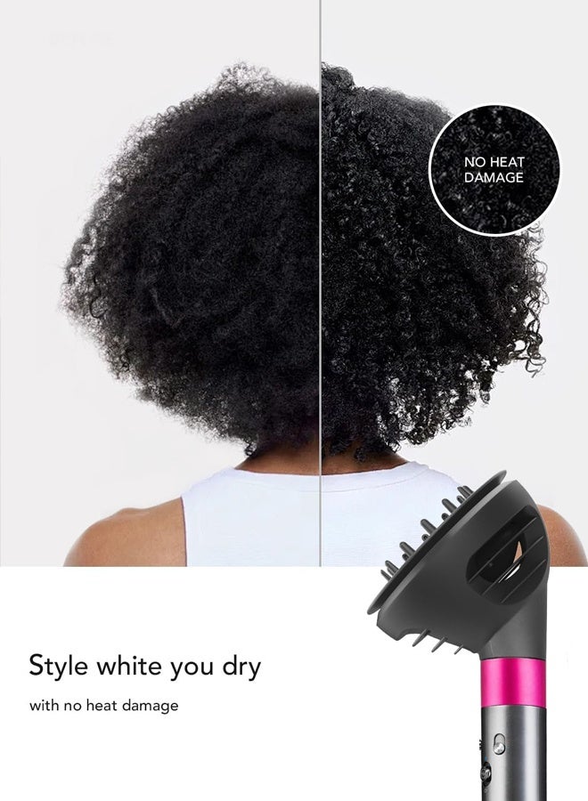 Wave+Curl Diffuser for Dyson Airwrap Styler, Upgraded Diffuser Nozzle Attachment for Dyson Airwrap HS01 HS05 HS08 for Wavy Curly or Coily Hair Type - Image 4